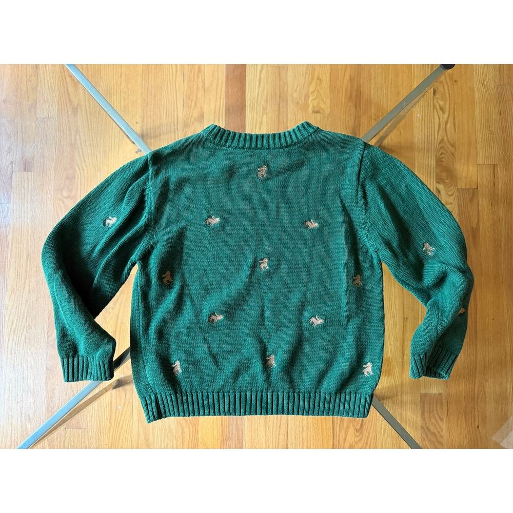 Moose Cotton Sweater Sz 6